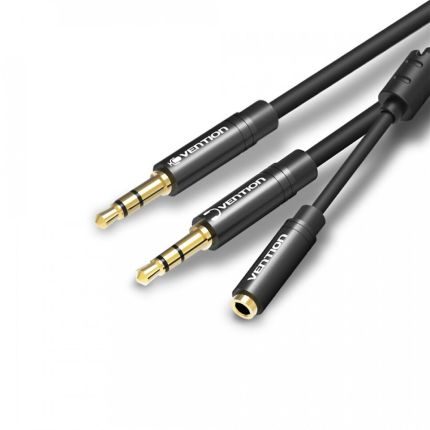 VENTION 0.3M 2*3.5MM AUDIO CABLE ( #BBUBY )