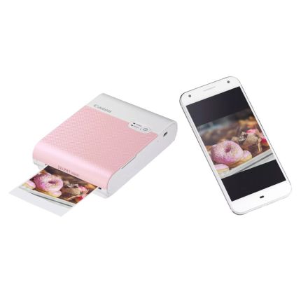 CANON SELPHY SQUARE QX10 PHOTO PRINTER - PINK*