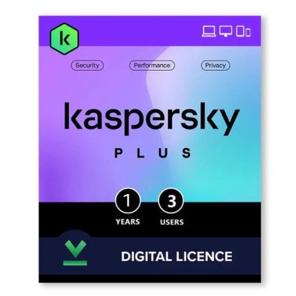 KASPERSKY PLUS- 3 DEVICES- 1 YEAR LICENSE