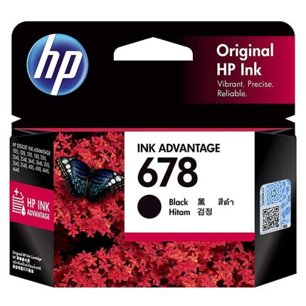 HP CZ107AA BLACK INK CARTRIDGE(#678) - 2515/2545/3545/4515/2645