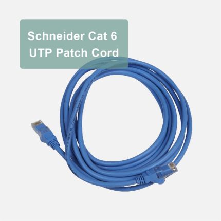 SCHNEIDER CAT6 UTP PATCH CORD 1 METER CABLE- (BLUE)
