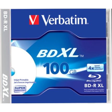 VERBATIM BD-R XL 100GB 4X (1PC) #43789/43790