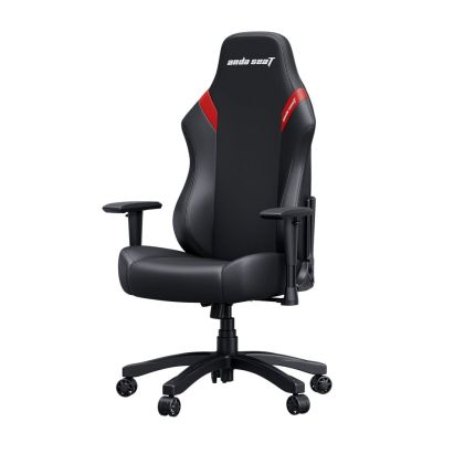 ANDASEAT LUNA PVC GAMING CHAIR (L) - BLACK + RED (AD18-44-BR-PV)