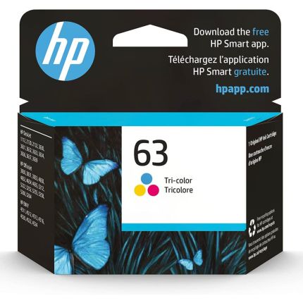 HP F6U61AA COLOR INK CARTRIDGE (#63) - DJ2132 / 1112/OJ3830