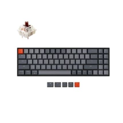 KEYCHRON K14 HOT SWAPPABLE GATERON G PRO MECHANICAL RGB - BROWN (K14H3)