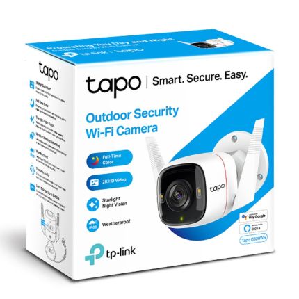 TPLINK TAPO C320WS OUTDOOR SECURITY 4 MP (2560 × 1440) WIFI CAMERA