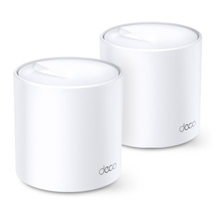 TPLINK DECO X20 (2-PACK) AX1800 WHOLE HOME MESH WIFI 6 SYSTEM