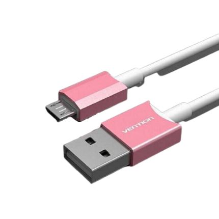 VENTION 1M USB 2.0 MALE TO MICRO B MALE CABLE - PINK ( #VAS-A20-P100 )