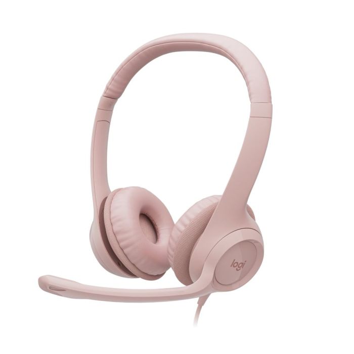 LOGITECH H390 USB COMPUTER HEADSET ROSE