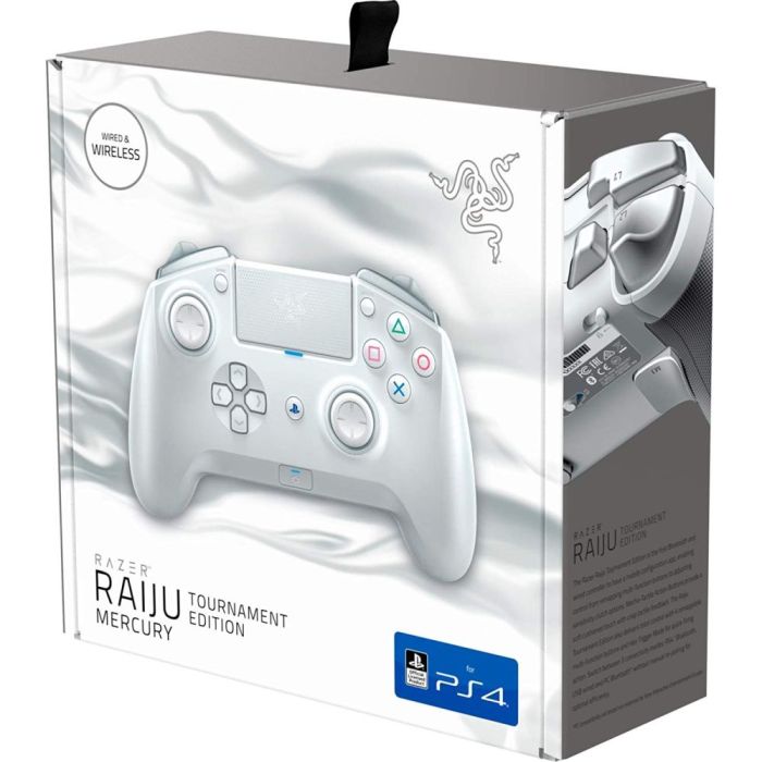 RAZER RAIJU TOURNAMENT EDITION - WIRELESS AND WIRED CONTROLLER FOR PS4  MERCURY