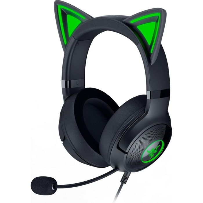 RAZER KRAKEN KITTY V2 USB HEADSET WITH RGB KITTY EARS BLACK FRML PACKAGING RZ04 04730100 R3M1