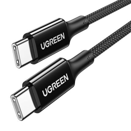 UGREEN 1M 100W USB-C TO USB-C SILICONE FAST CHARGING CABLE - BLACK #15275