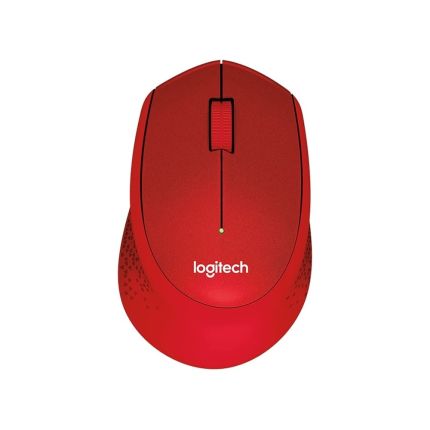 LOGITECH M331 SILENT PLUS WIRELESS MOUSE - RED