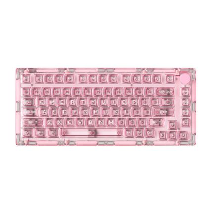 AKKO MONSGEEK ICE75 PINK - HOT SWAPPABLE CRYSTAL PRO KEYBOARD