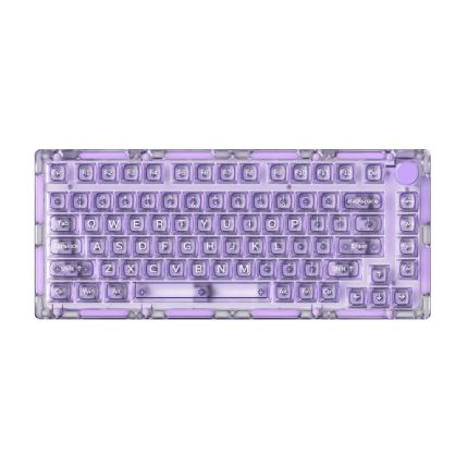 AKKO MONSGEEK ICE75 PURPLE - HOT SWAPPABLE CRYSTAL PRO KEYBOARD