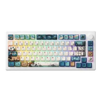 AKKO MOD007B-HE PC JOY OF LIFE - CREAM YELLOW MAGNETIC SWITCH KEYBOARD