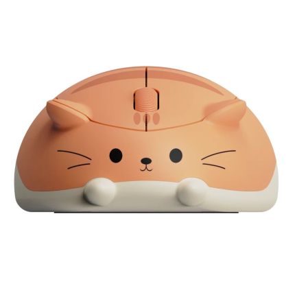 AKKO CAT THEME WIRELESS MOUSE - ORANGE KATE