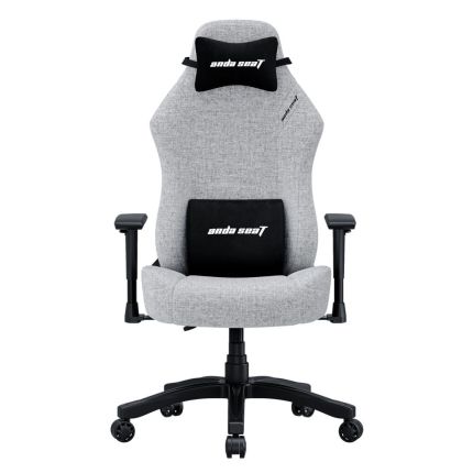 ANDASEAT LUNA FABRIC GAMING CHAIR - GREY