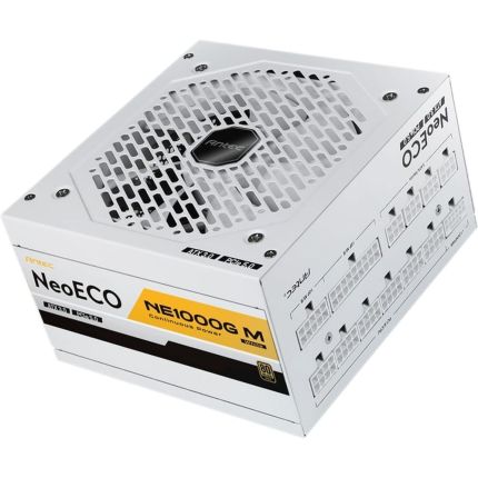 ANTEC 1000W NE1000G M WHITE ATX 3.0 80+ GOLD FULL MODULAR POWER SUPPLY