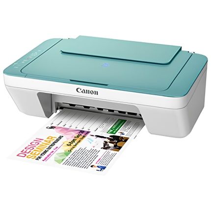 CANON PIXMA E410 AIO PRINTER (PRINT/SCAN/COPY) - GREEN & WHITE*