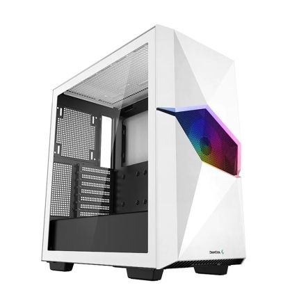 DEEPCOOL CYCLOPS MID TOWER ATX CASING - WHITE