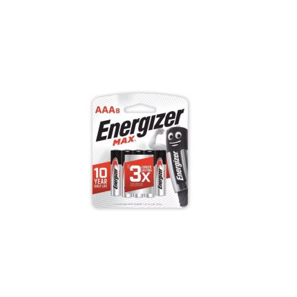 ENERGIZER AAA ALKALINE BATTERY (8PCS/PACK) E92BP8M