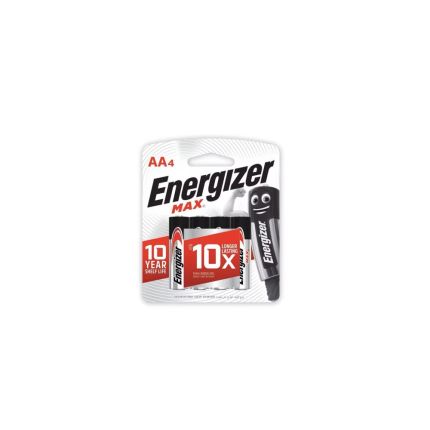 ENERGIZER AA ALKALINE BATTERY (4PCS/PACK) E91BP4M