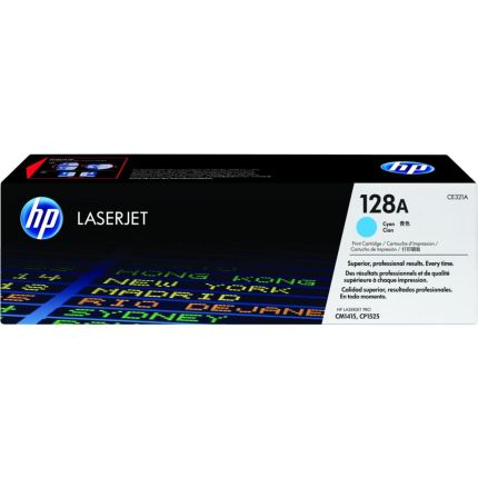 HP CE321A CYAN TONER  (128A) - CLJ CP1525N/CM1415fn