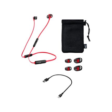 HP HYPERX BLUETOOTH WIRELESS CLOUD BUDS - RED (HEBBXX-MC-RD/G) (4P5H7AA)