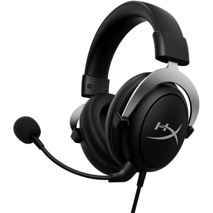 HYPERX CLOUDX GAMING HEADSET SILVER HEADSET (HHSC2-CG-SL/G) (4P5H8AA)