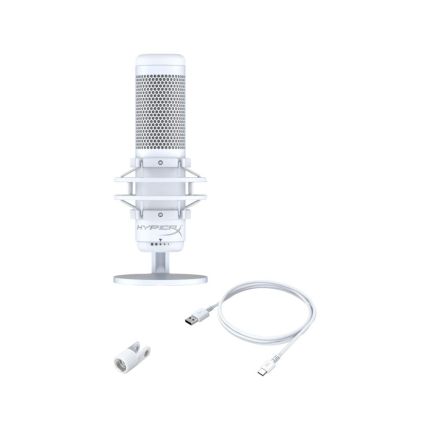 HYPERX QUADCAST S MIC - WHITE (519P0AA)