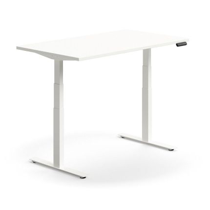 JON ERGO PLM010-16 63 ADJUSTABLE DESK STAND - WHITE