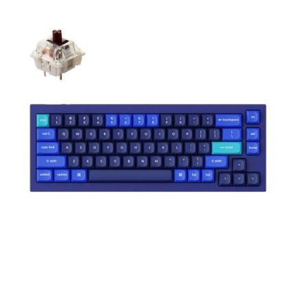 KEYCHRON Q2 FULLY ASSEMBLED NAVY BLUE GATERON G PRO BROWN (Q2J3)