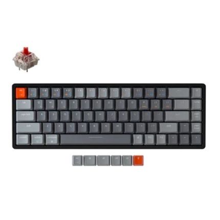 KEYCHRON K6 68K ALUMINIUM FRAME GATERON SMK RGB - RED (K6Q1)