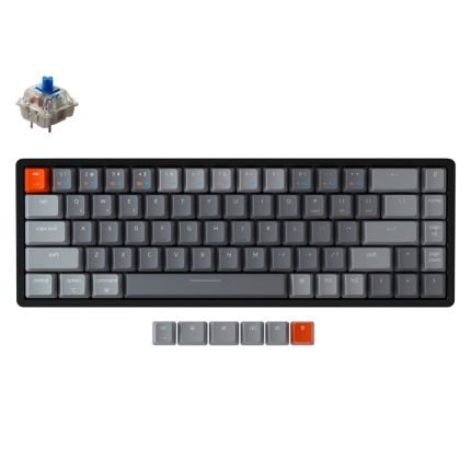 KEYCHRON K6 68K ALUMINIUM FRAME GATERON SMK RGB - BLUE (K6Q2)