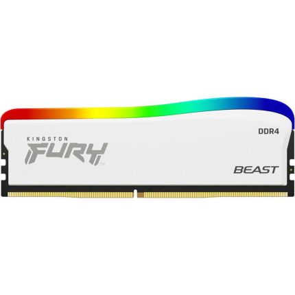 KINGSTON FURY 8GB DDR4 3600MT/s SDRAM BEAST RGB (WHITE) KF436C17BWA/8