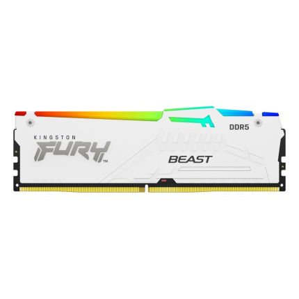 KINGSTON FURY 16GB DDR5 5600MT/S SDRAM BEAST RGB - WHITE  (KF556C36BWEA-16)