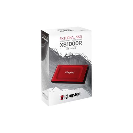 KINGSTON 1000GB (RED) SXS1000 USB-C 3.2 EXTERNAL SSD (SXS1000R/1000G)