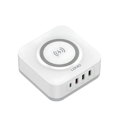 LDNIO (AW004) 32W DESKTOP WIRELESS + QC3.0/PD 30W CHARGER