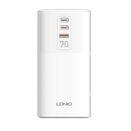 LDNIO 2500W (SD4383) TOWER EXTENSION POWER SOCKET + 70W SUPER FAST CHARGING : USB-C + USB-A