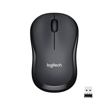 LOGITECH M221 SILENT WIRELESS MOUSE - CHARCOAL (^^)