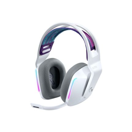 LOGITECH G733 WIRELESS RGB GAMING HEADSET - WHITE