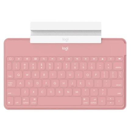 LOGITECH KEYS-TO-GO BT KEYBOARD W/STAND - PINK