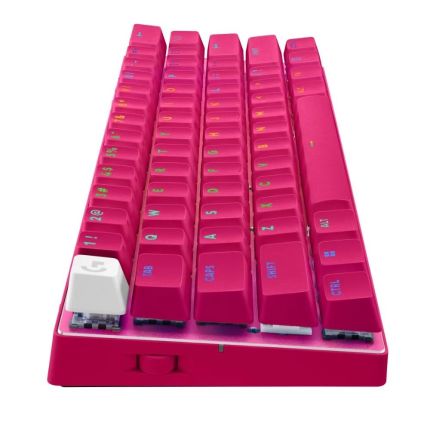 LOGITECH PRO X 60 LIGHTSPEED WL GAMING KEYBOARD - MAGENTA TACTILE