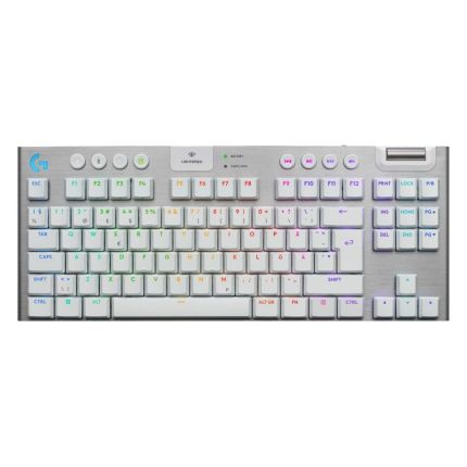 LOGITECH G915 X LIGHTSPEED TKL LOW-PROFILE WIRELESS GAMING KEYBOARD - TACTILE - WHITE