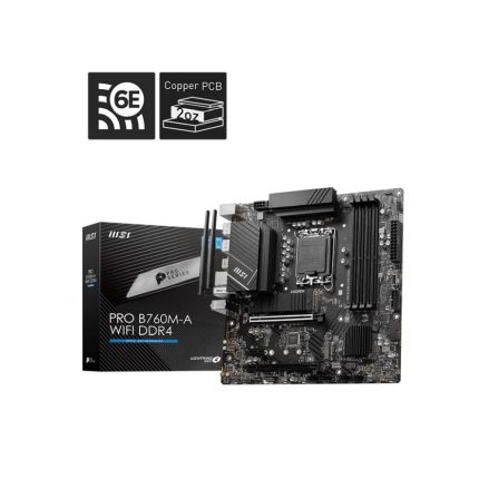 MSI B760M-A PRO WIFI DDR4 MATX MOTHERBOARD