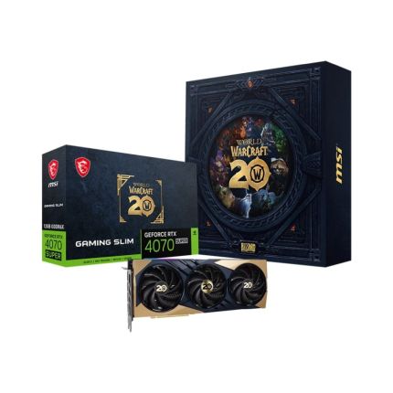 MSI RTX 4070 SUPER 12G GAMING SLIM GRAPHIC CARD - WARCRAFT EDITION