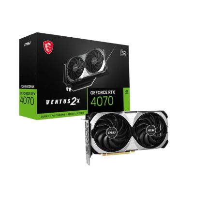 MSI RTX 4070 12G OC VENTUS 2X E1 GRAPHIC CARD