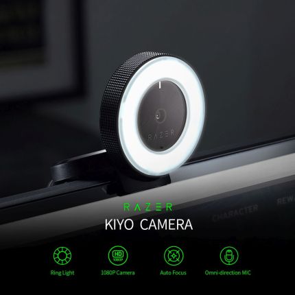 RAZER KIYO - DESKTOP CAMERA FOR STREAMING WITH ILLUMINATION - FRML