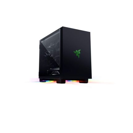 RAZER TOMAHAWK MINI ITX (MINI-ITX/ALUMINUM/TEMPERED GLASS) DESKTOP CHASIS -RC21-01400100-R3M1